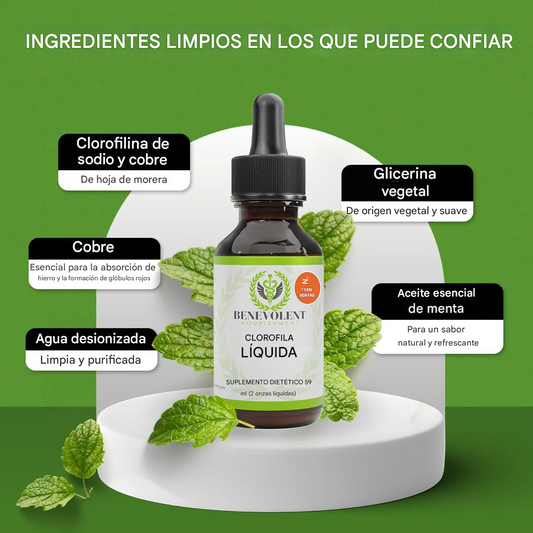 Clorofila Líquida Detox Natural