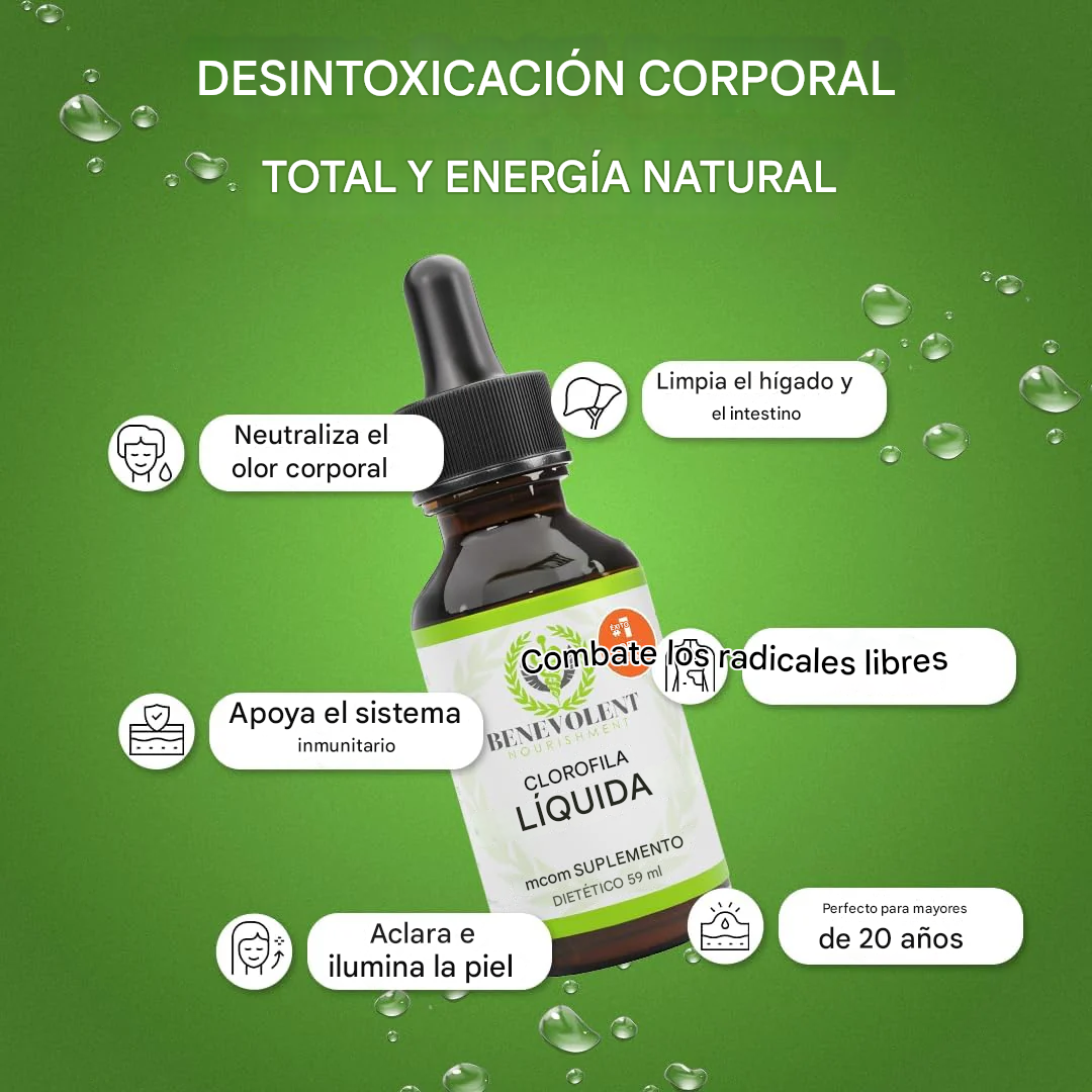 Clorofila Líquida Detox Natural