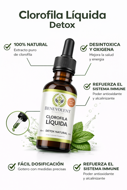 Clorofila Líquida Detox Natural