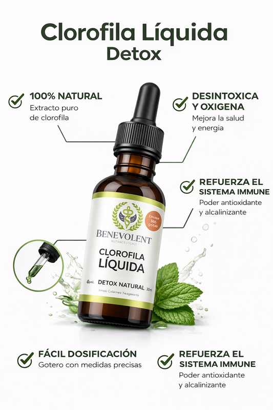 Clorofila Líquida Detox Natural