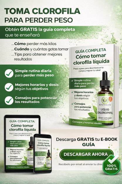 Clorofila Líquida Detox Natural