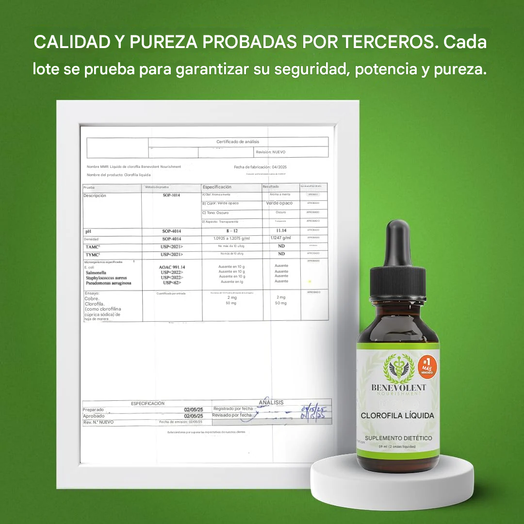 Clorofila Líquida Detox Natural